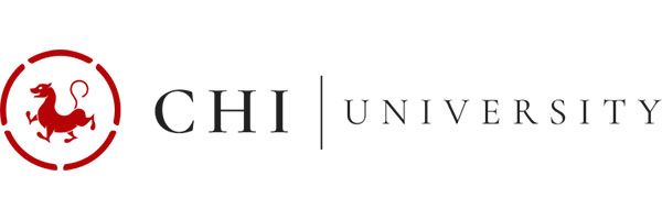 Chi University logo featuring a red dragon emblem.